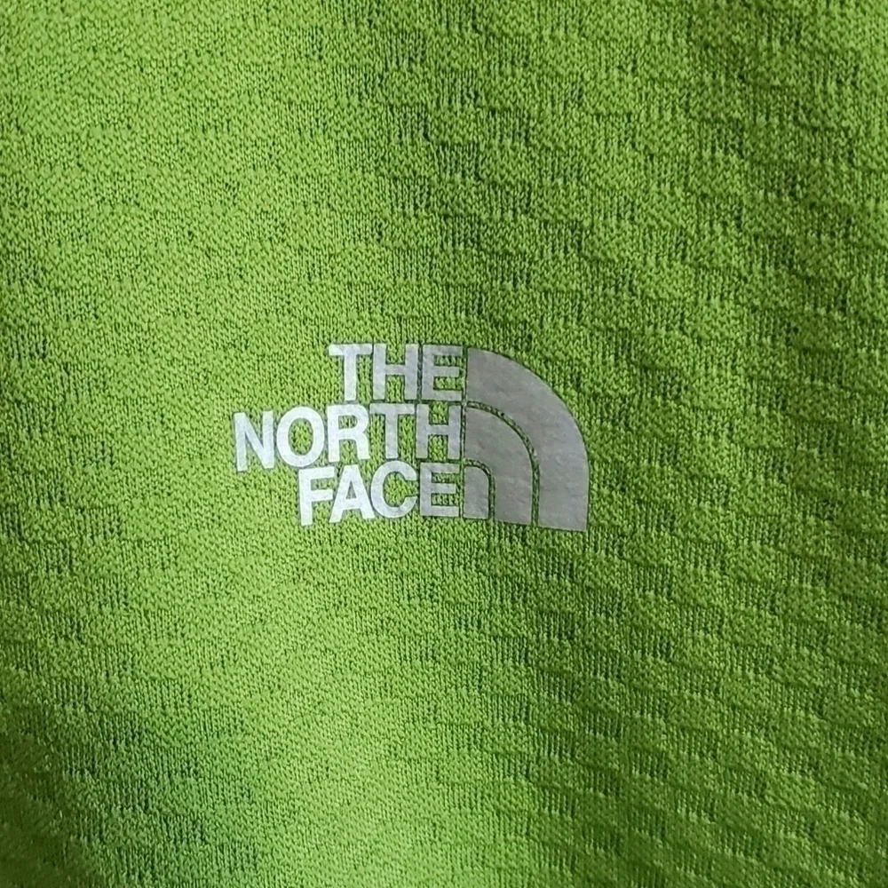 THE North Face Olive Green Vapor Wick Long Sleeve Pullover Shirt Mens Small